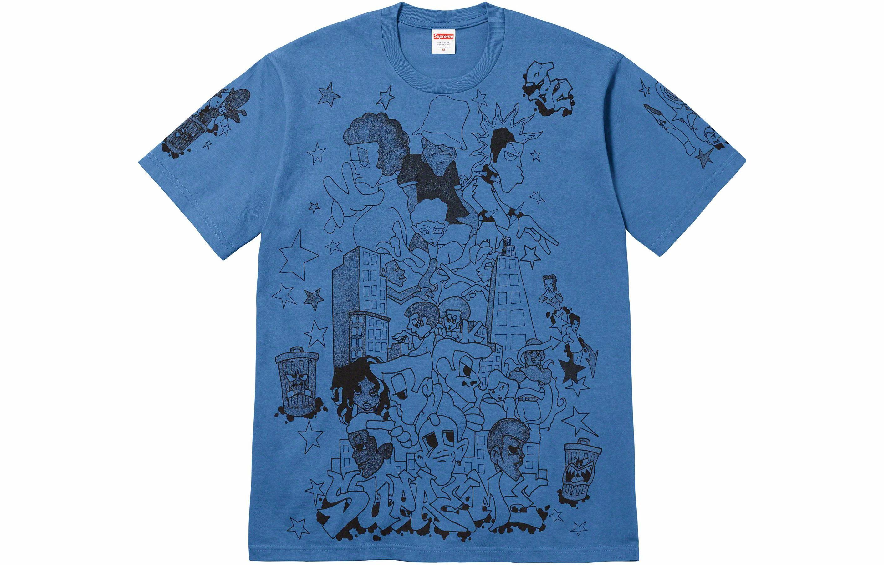 Футболка Supreme Supreme FW23 WEEK1 DOWNTOWN TEE T (белая)