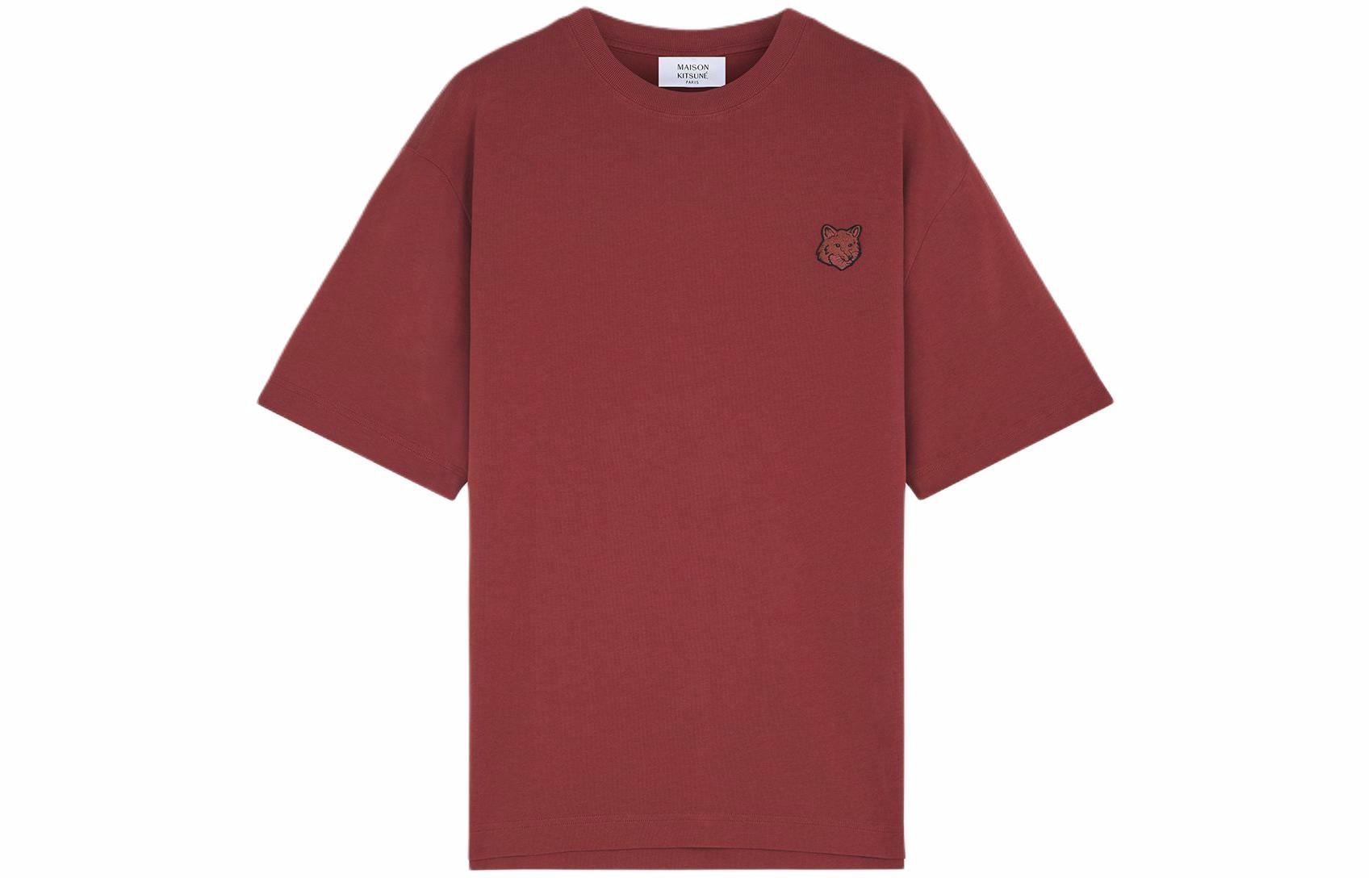 Мужская футболка Maison Kitsune SS24 (красная)