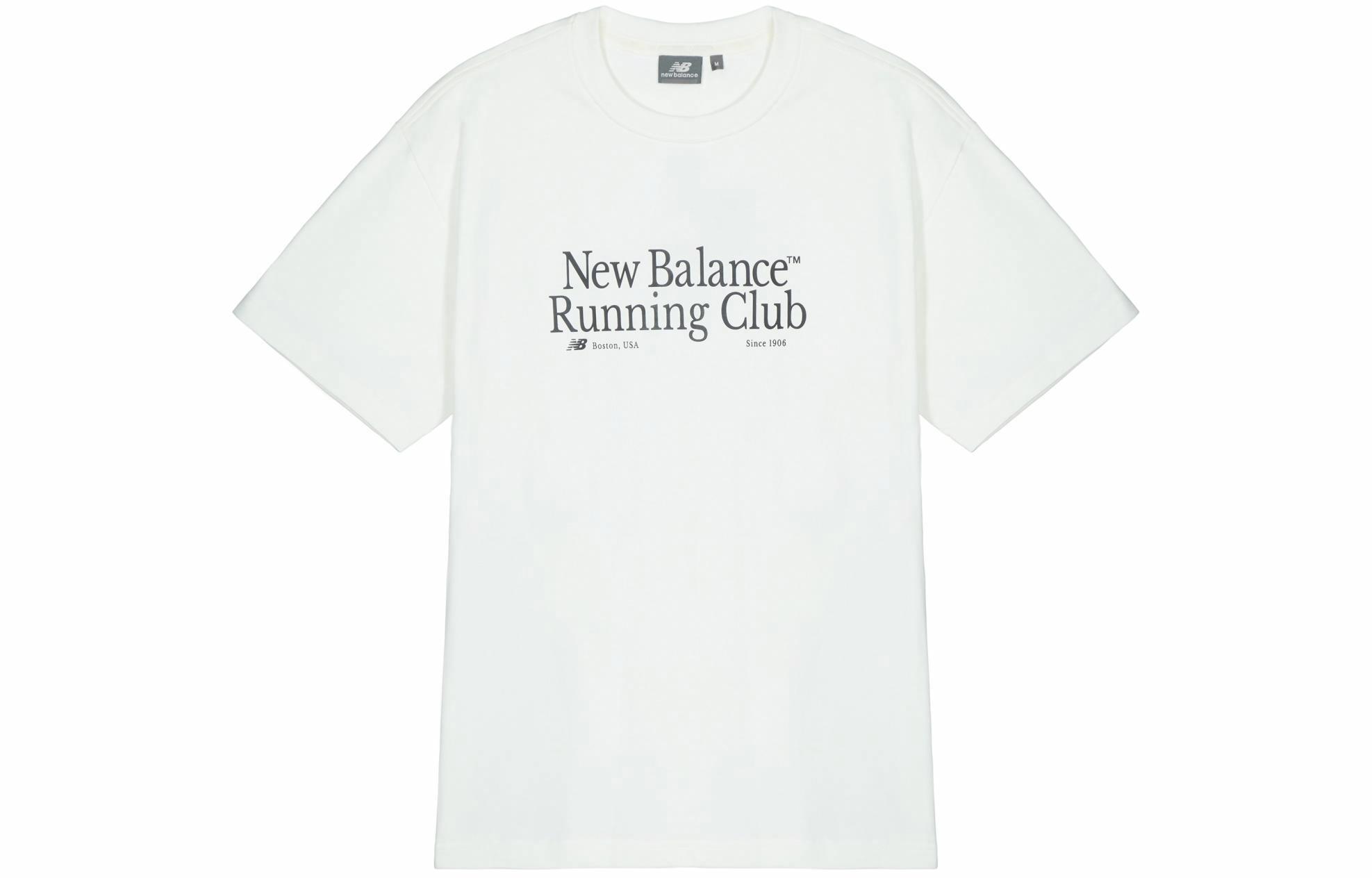 Футболка New Balance с принтом (белая)