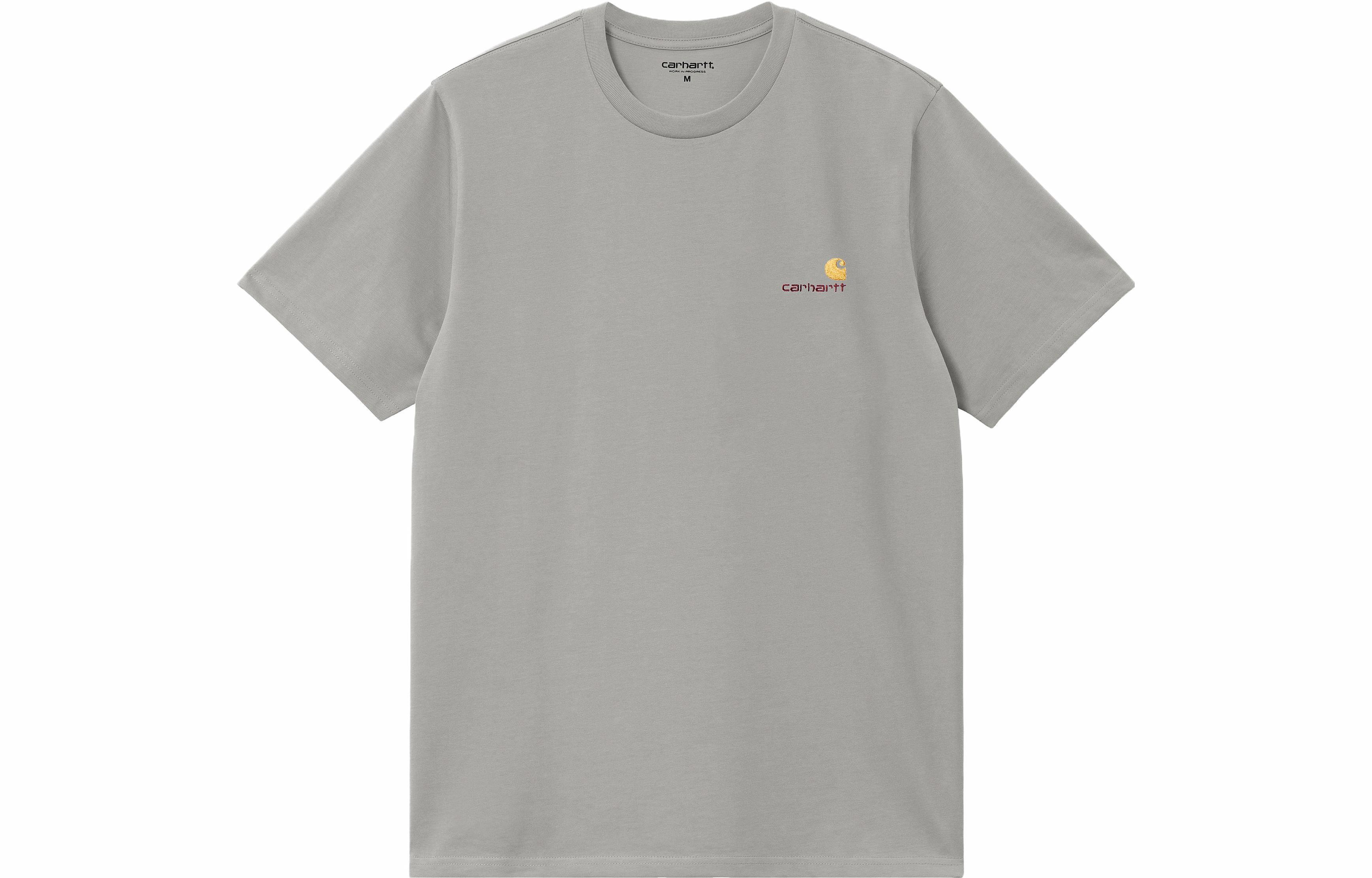 Мужская футболка Carhartt WIP Gold Embroidered (серая)