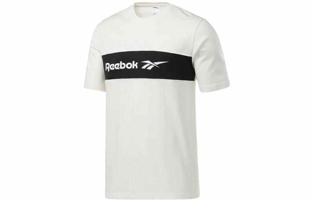 Мужская футболка Reebok (бело-черная)