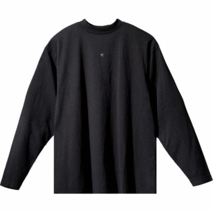 Футболка Yeezy с длинным рукавом (черная)