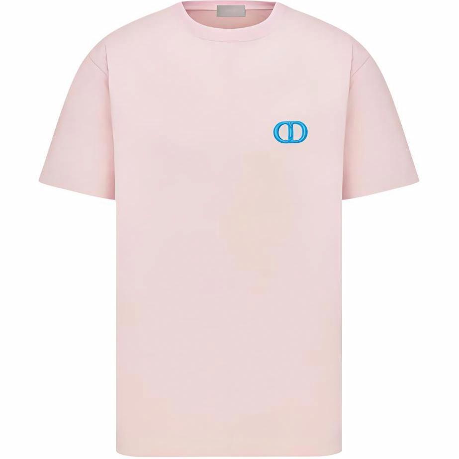 Мужская футболка Dior SS24 (розовая)