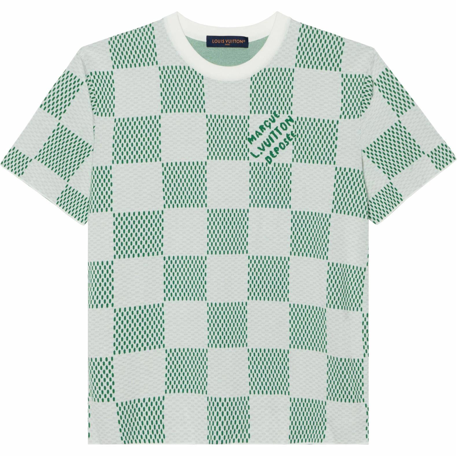 Мужская футболка Louis Vuitton LOUIS VUITTON SS24 T (зеленая)
