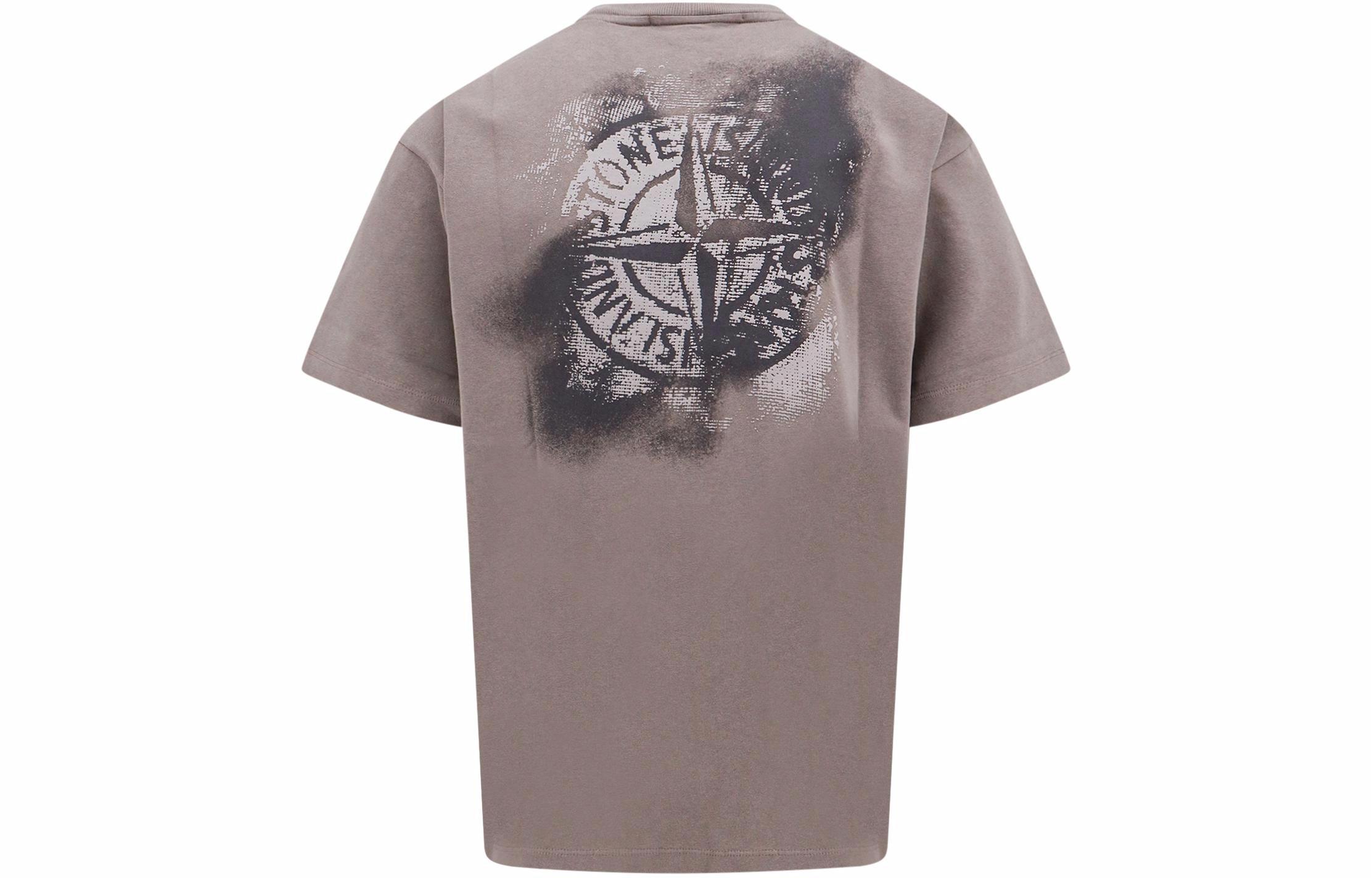 Мужская футболка Stone Island SS24 T-Shirt (серая)