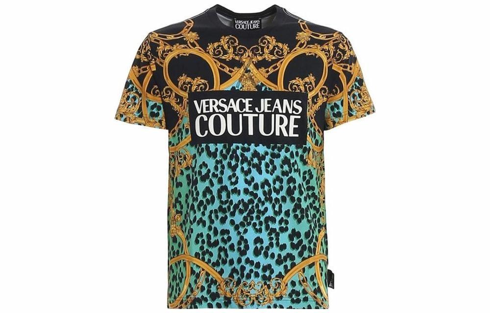 Мужская футболка Versace (черная)