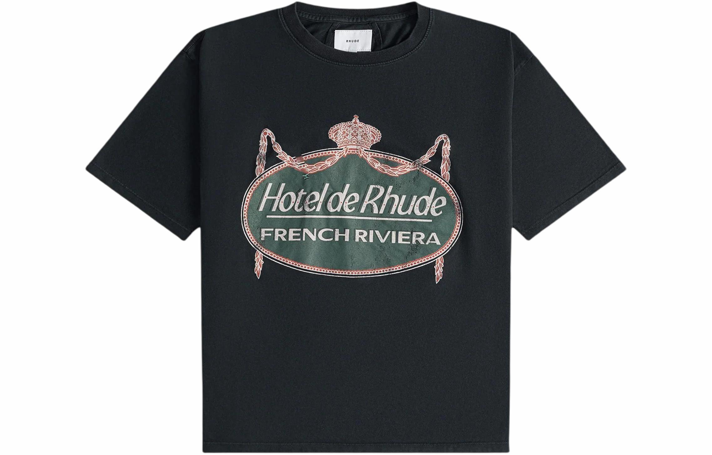 Мужская футболка RHUDE (черная)