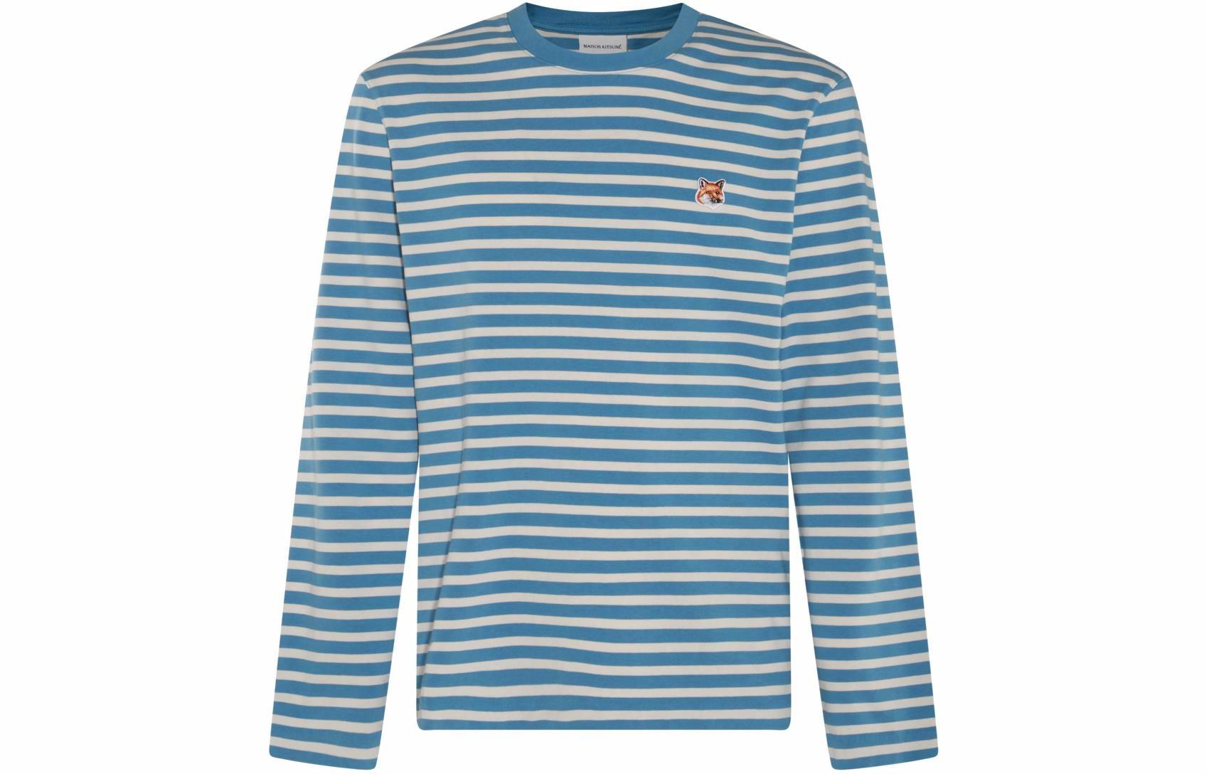 Мужская футболка Maison Kitsune Maison Kitsune SS24 T (синий)
