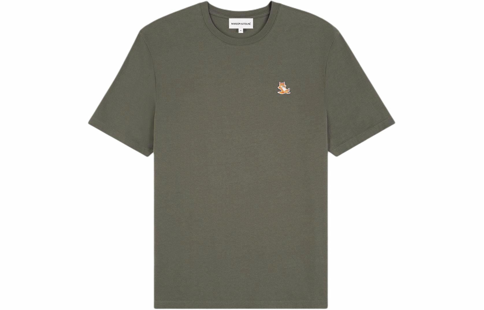 Мужская футболка Maison Maison Kitsune SS24 T (зеленый)
