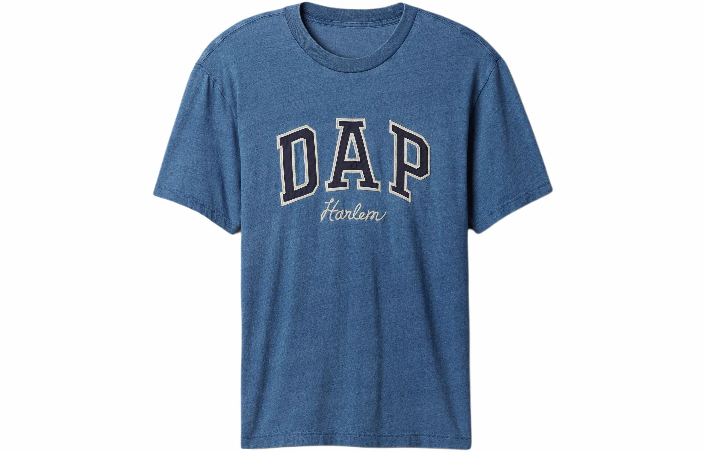 Футболка GAP x Dapper Dan (серая с эффектом варки)