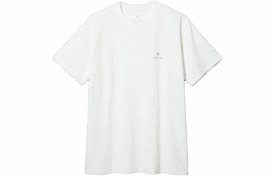 Мужская футболка snow peak logo T-Shirt T (серая) — фото 3