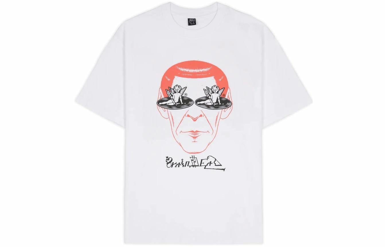 Футболка Brain Brain Dead FW23 SOUND AND VISION T-SHIRT - WHITE ·T (белая)