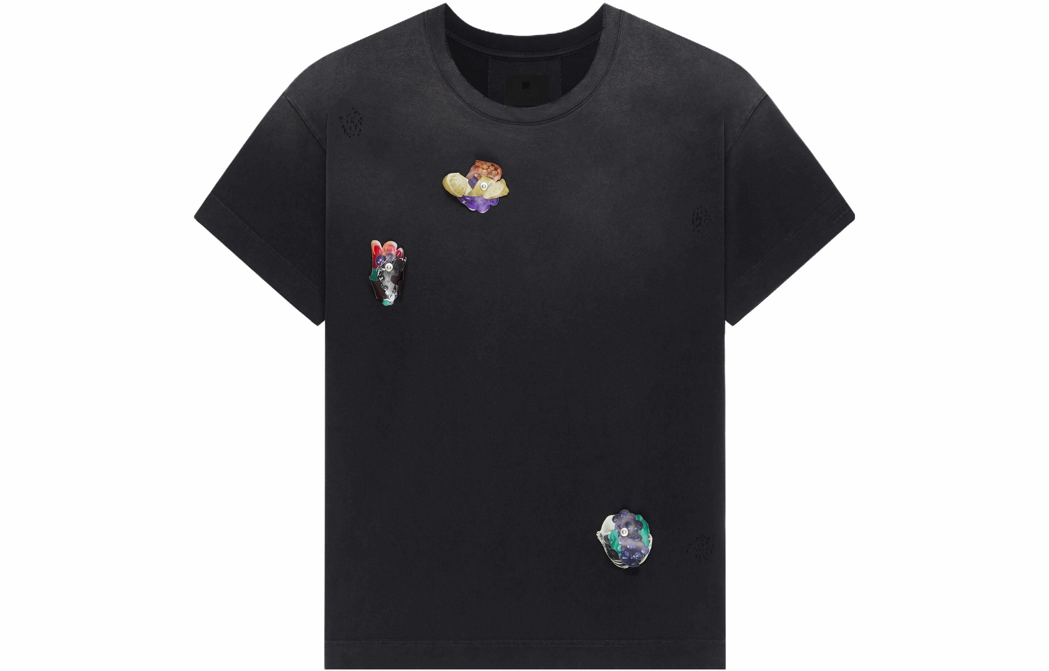 Мужская футболка Givenchy GIVENCHY Boxy Fit T-Shirt In Cotton With Ornaments T (черный)