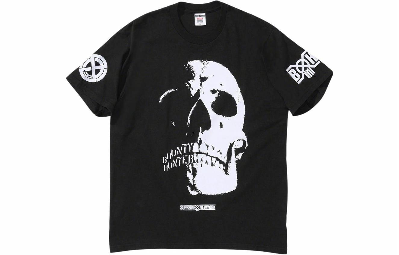 Футболка Supreme Supreme x BOUNTY HUNTER FW23 WEEK6 SKULLS TEE T (черная)