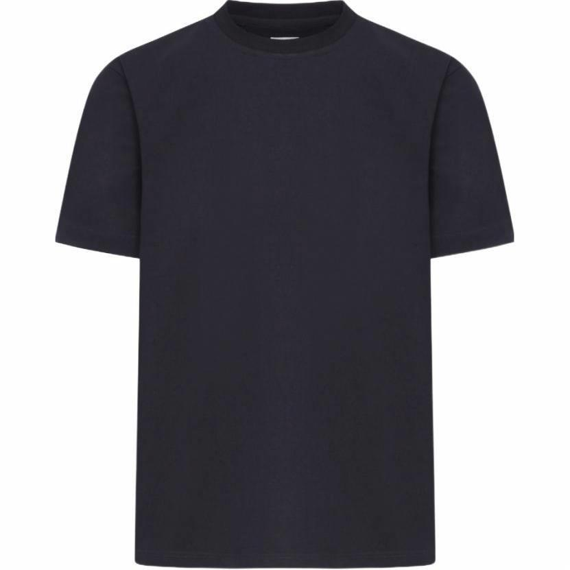 Мужская футболка Bottega Bottega Veneta FW23 T (военно-морской синий)