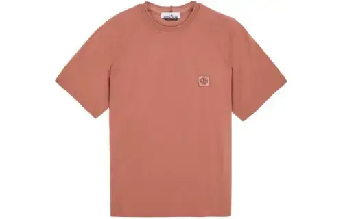 STONE ISLAND Logo Patch Crewneck T Shirt