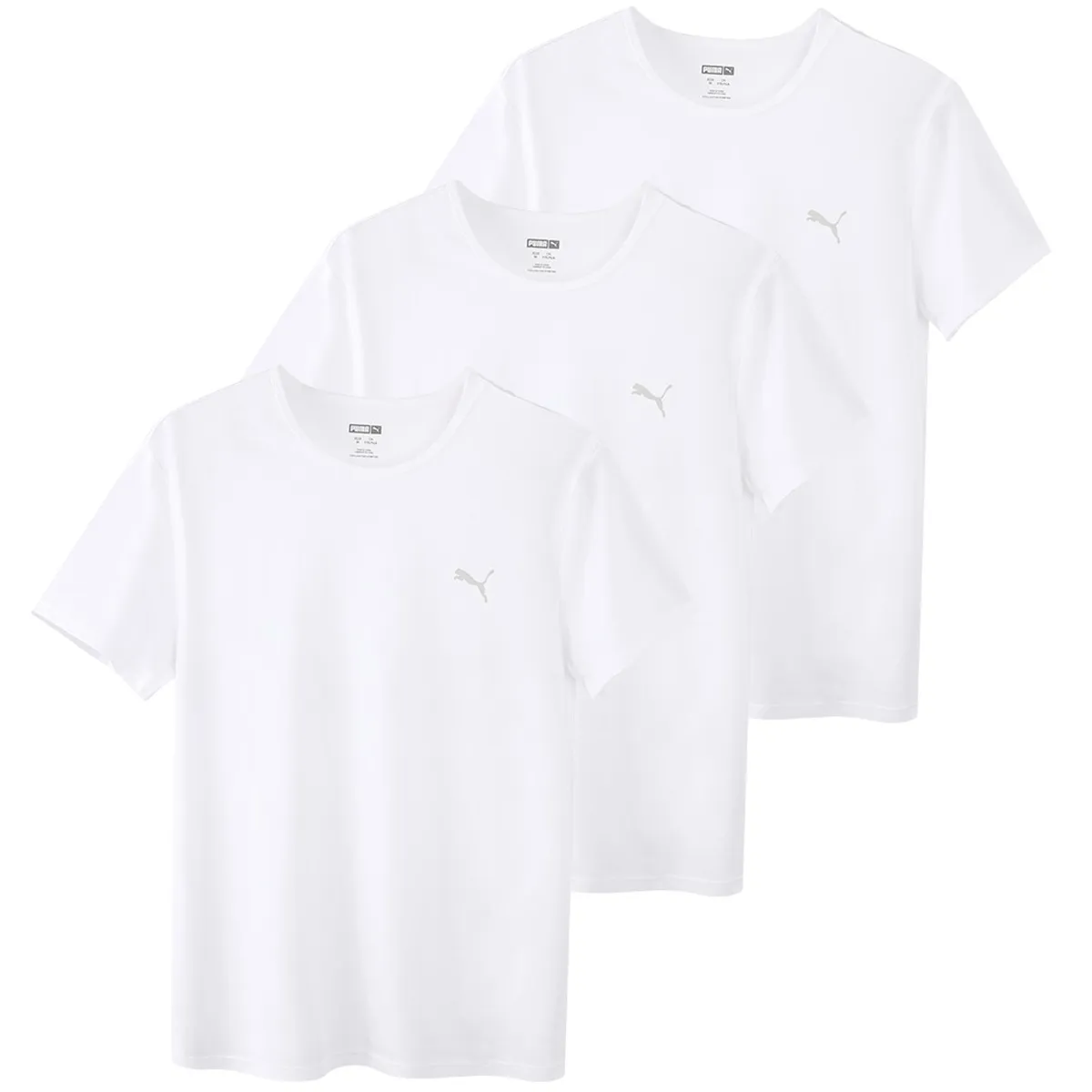 PUMA Set in Sleeve T Shirt Men's 3 Pack