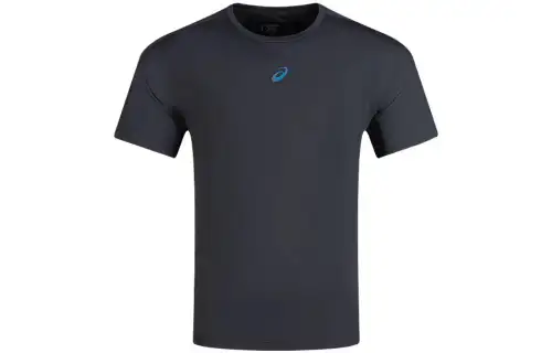 ASICS NEOREVIVE T Shirts Men's Gray Crew Neck Moderate Straight Fit