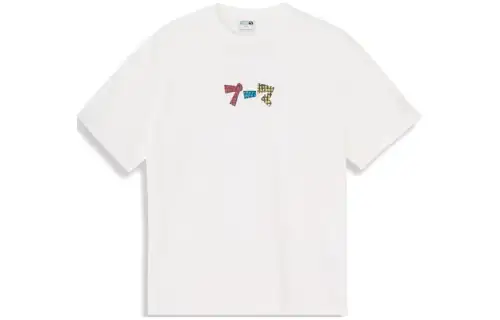 PUMA T Shirts Men's White Crew Neck Moderate Straight Fit
