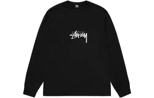 Stussy Pigment Dyed Small Stock Long Sleeve Tee