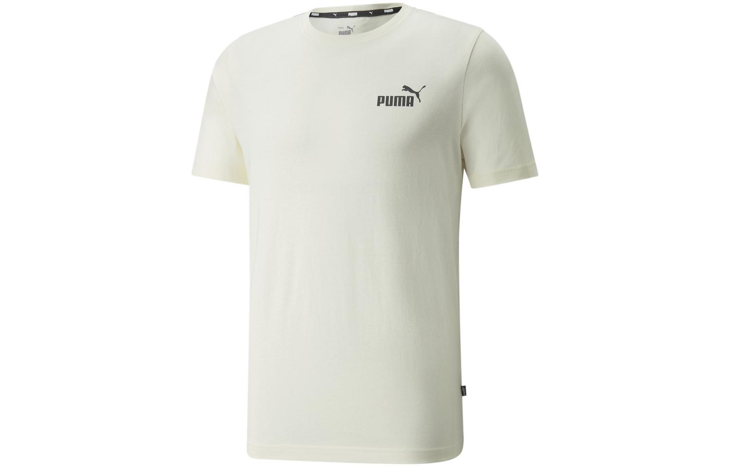 PUMA ESSENTIALS Small Logo Tee T Shirt Men's White