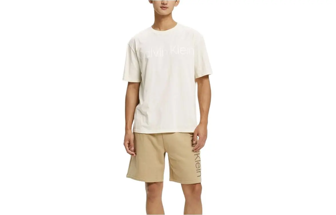 CALVIN KLEIN T Shirt Men's Ivory