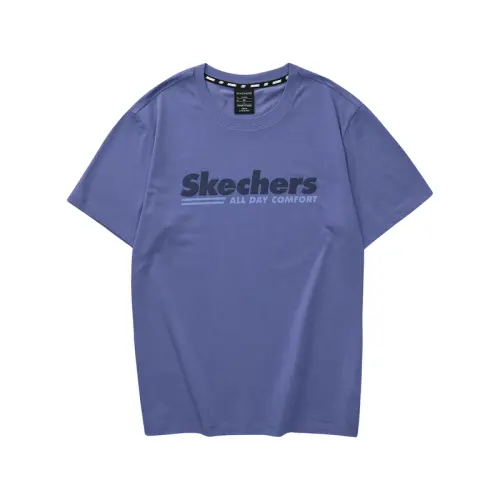 Skechers Colorful T Shirt Men's Tuna Blue