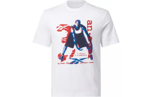 Reebok ALLEN IVERSON Collection BB IVERSON GRAPHIC TEE T Shirt Men's White