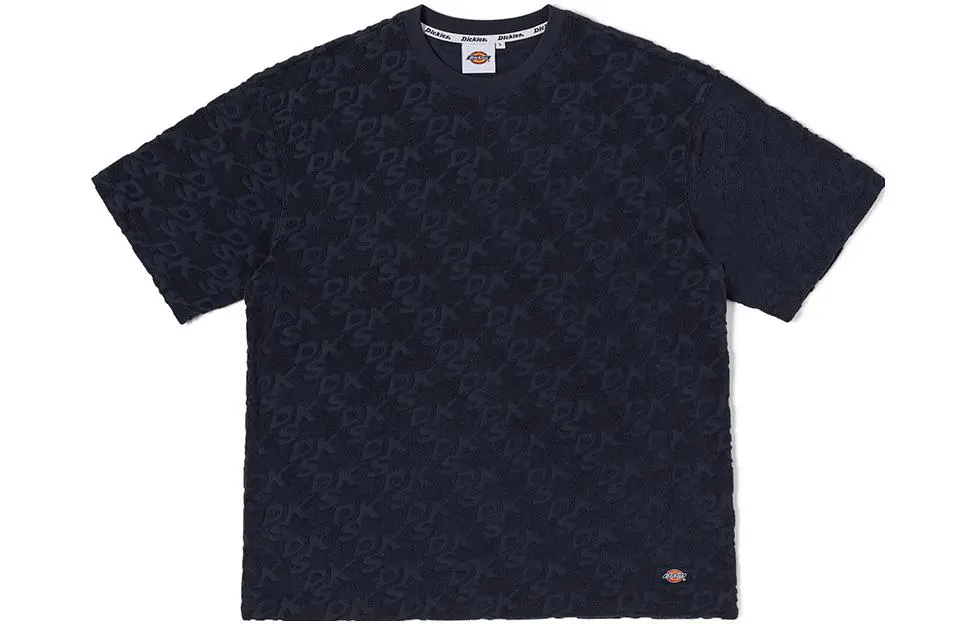 Dickies T Shirts Unisex Dark Marine Blue Crew Neck Moderate Straight Fit