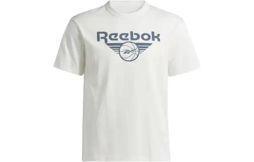 Reebok BB BRAND GRAPHIC T Shirt Men's Ecru