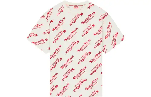 KENZO All Over Logo Printed Oversize T Shirt