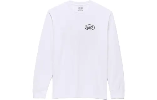 Vans Composite Rose T Shirts Men's White Crew Neck Moderate Straight Fit