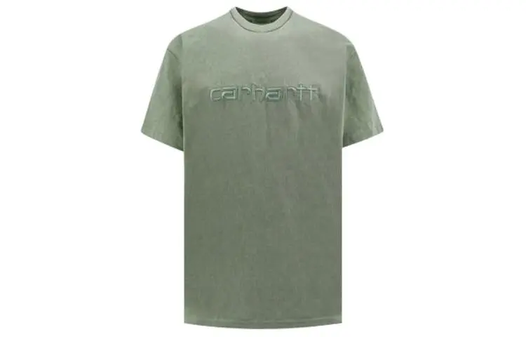 Carhartt WIP Logo Embroidered Crewneck T Shirt