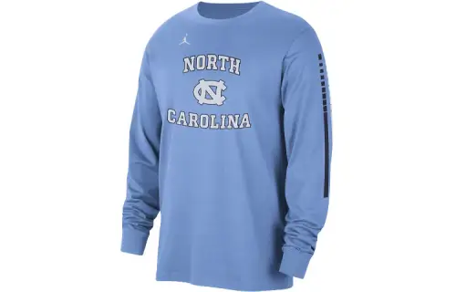 Jordan T Shirts Men's Blue Crew Neck Moderate Straight Fit
