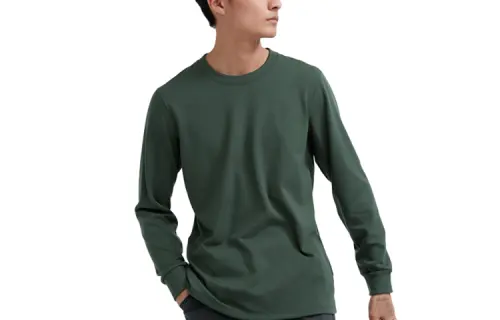 UNIQLO T Shirt Men's Dark Green