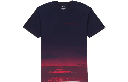 Vans Queer Poets Kae Tempest T Shirts Unisex Black Red Crew Neck Moderate Straight Fit