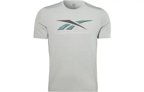 Reebok TEE T Shirt Men's Light Gray