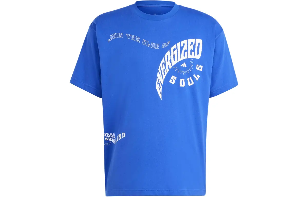 Adidas T Shirt Unisex Semi Fluorescent Blue