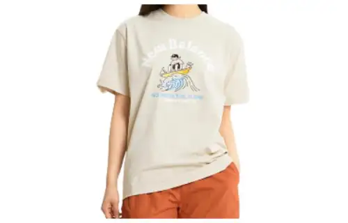 New Balance T Shirt Unisex Light Beige