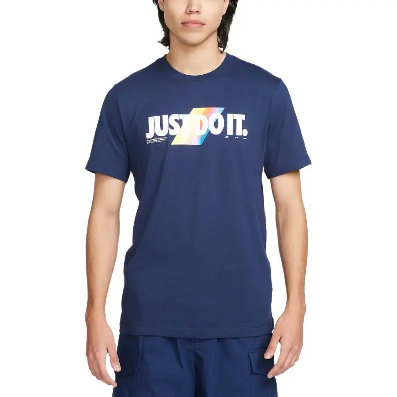 Nike Sportswear T Shirt Men's Marine Blue