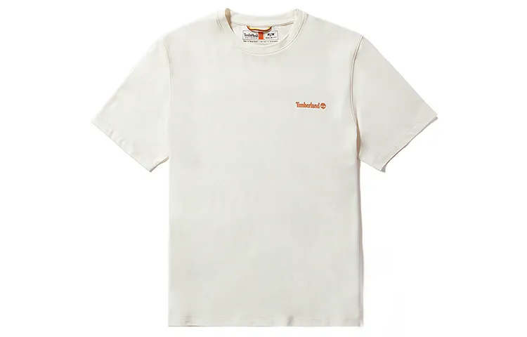 Timberland T Shirt Men's Vintage White
