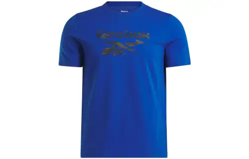 Reebok T Shirts Men's Blue Crew Neck Moderate Other
