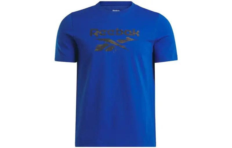 Reebok T Shirts Men's Blue Crew Neck Moderate Other