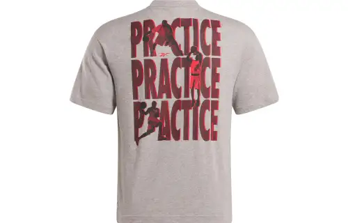 Reebok Basketball Practice T Shirt Men's Gray