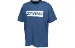 Converse T Shirts Men's Blue Crew Neck Moderate Other