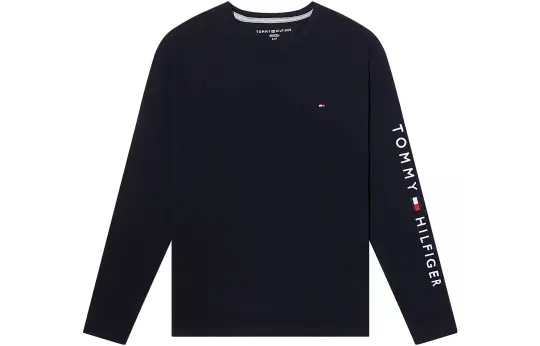 Tommy Hilfiger T Shirts Men's Crew Neck Moderate Straight Fit