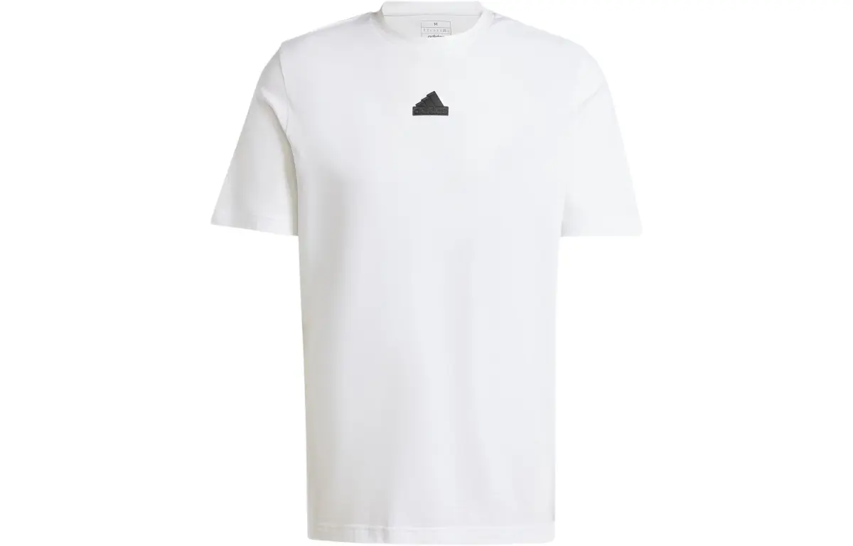 Adidas Future Icons T-Shirts Men's White Crew Neck Moderate Straight Fit
