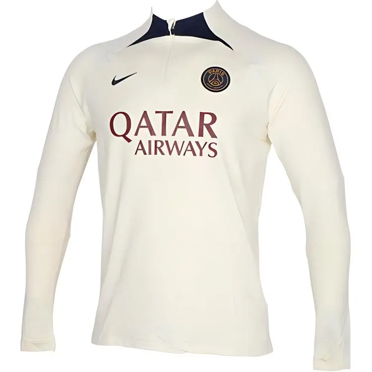 Nike T-Shirts Men's Ecru Crew Neck Moderate Straight Fit