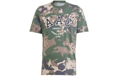 Adidas Originals T Shirt Japan Version Men's Dark Green