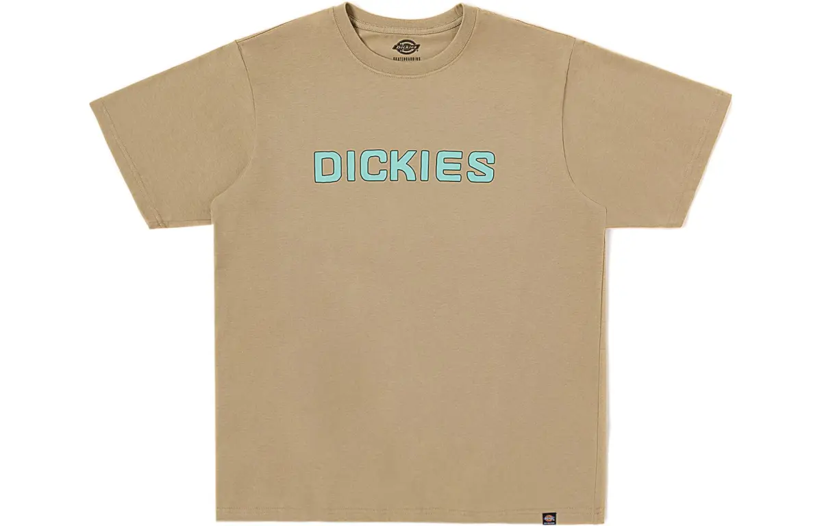Dickies T Shirts Men's Sand Crew Neck Moderate